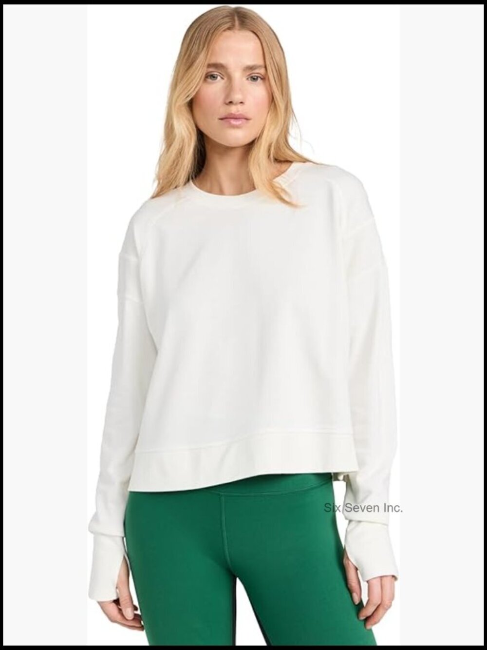 After Class Longline Crewneck Side Slit Sweatshirt